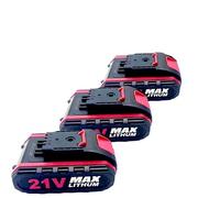 Batterie au lithium 21 V 3000 mAh, | Remplacement de batterie d'outil électrique de tournevis sans fil, perceuse et autres chargeurs 21V2A(21V battery 3)