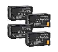 Batterie Au Lithium 2800 MAh, Compatible avec Les Modèles Sony BP-U30, U60, U90, XDCAM EX, PMW 100, 150, 160, 200, PMW EX1, EX3, F3, F3K Et PMW-F3L.(4 Battery)