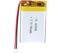 Batterie au lithium 3,7 V 500 mAh modèle 403048 avec circuit de protection Rechargeable, compatible avec écouteurs Bluetooth et casque TWS, haute durabilité G