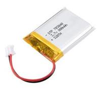 Batterie au lithium 3,7 V 800 mAh modèle 703040 avec circuit de protection Rechargeable, compatible avec les écouteurs Bluetooth et les écouteurs TWS, haute durabilité G