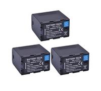 Batterie Au Lithium 7800 MAh OU Chargeur USB, Compatible avec JVC, Notamment Les Modèles SSL-JVC70, GY-HMQ10, GY-HM200, GY-LS300, GY-HM600 Et GY-HM650.(3 Battery)