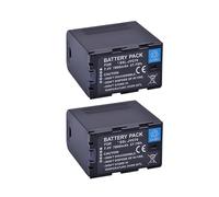Batterie Au Lithium 7800 MAh OU Chargeur USB, Compatible avec JVC, Notamment Les Modèles SSL-JVC70, GY-HMQ10, GY-HM200, GY-LS300, GY-HM600 Et GY-HM650.(2 Battery)