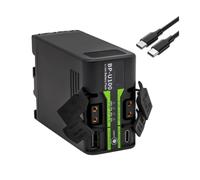 Batterie Au Lithium Compatible avec Les Appareils Sony BP-U100, U30, U60, U70, U90, EX260, EX280, Z280, FS5, FX6, Z190, EX1R Et EX200 (PD45W), Charge Rapide.(1 Batteries)