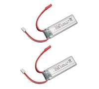 Batterie au Lithium d'avion RC, 2 Pièces 7.4v 600mah Batterie au Lithium Pièce d'avion RC pour Avion XK A280 RC