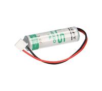 Batterie au lithium de rechange, longue durée, compatible avec Mitsubishi FX2N ER6C/ F2-40BL avec câble et fiche FX1 FX2 FX FX2C F1 F1J F2 F-60M 3,6 V 2600 mAh