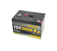 Batterie au lithium fer phosphate 12 V 200 Ah 6000+cycle à froid | Pièces d'alimentation de secours de nuit for camping-car, for l'exploration du poisson(12E 200Ah Charger-01)