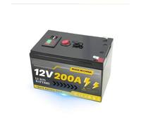 Batterie au lithium fer phosphate 12 V 200 Ah 6000+cycle à froid | Pièces d'alimentation de secours de nuit for camping-car, for l'exploration du poisson(12E 200Ah Battery-01)