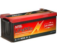 Batterie au lithium-fer-phosphate, conception légère, applications multiples, 12V 200Ah