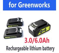 Batterie au Lithium haute capacité 24V 6.0Ah pour Greenworks tous les appareils 24V 48V outil électrique, outil de jardin 1 pièce Batterie 3Ah 6Ah