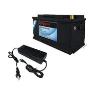 Batterie au lithium LiFePO4, 12V 120Ah, fonctionnalité Bluetooth , 12V 100Ah-a
