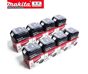 Batterie au lithium Makita 18V 6Ah 100% originale BL1840 BL1830B BL1850B BL1850 BL1860 BL1815 LXT pour outils électriques, expédiée depuis l'Europe 2PCS6ACHYD