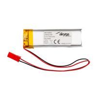 Akyga Batterie Li-Po LP602158 AKY0655 3,7 V 750 mAh PCM connecteur JST 2 broches 15 cm