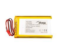 Batterie au Lithium polymère LP805080 3,7 V 4000 mAh AKYGA AKY0580 Li-Po PCM JST 2 Broches Connecteur 2,54 15 cm