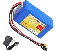 Batterie au lithium portable pour extérieur, 12 V, 15 000 mAh, 20000, 30 000, Pack de batteries PVC pour pulvérisateurs, haut-parleurs et éclairage, avec chargeur