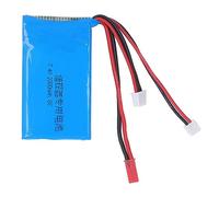 Batterie au Lithium RC, 2S 7,4 V 2000 mAh, Circuit Puissant, léger, Batterie RC pour émetteur Spektrum DX6e DX6 DX8