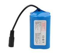 Batterie au Lithium Rechargeable 12000mAh 7.4V avec Prise Noire à 2 Broches pour Bateaux de Nidification, Bateau de la Série RC et Autres Bateaux RC, Compatible avec