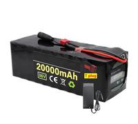 Batterie au lithium rechargeable 36 V 20 Ah 10S4P pour vélo électrique de 1000 W, kart, scooter - Batterie de rechange avec chargeur (XT60)