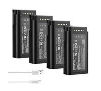 Batterie au lithium rechargeable de 7000 mAh, compatible avec Eufy. | Batterie de remplacement Compatible avec la sonnette vidéo E340, Compatible avec Eufy, Security E340(4pcs batteries)