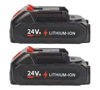 Batterie au Lithium Rechargeable longue durée 24V pour Mini tronçonneuse électrique, 2 pièces, batterie de remplacement pour scie d'élagage