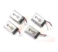 Batterie au lithium rechargeable - Yunique France - 3.7V 1000mAh - Pack de 4 - Carte de protection