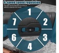Batterie au lithium sans brosse rechargeable Pelle oscillante Multifonctionnelle Tondeuse électrique sans fil Pelle Coupe Machine de polissage Outil de menuiserie pour le travail du bois