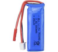 Batterie au lithium - YUNIQUE FRANCE - 751845 - 7.4V 550mAh - Voitures télécommandées Wltoys
