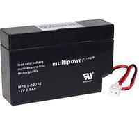 Batterie au plomb 12 V 0.8 Ah multipower PB-12-0,8-JST plomb (AGM) (l x H x P) 96 x 6.2 x 25 mm connecteur JST sans entretien, auto-décharge réduite