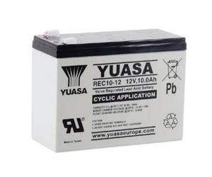 Batterie au plomb 12 V 10 Ah Yuasa plomb (AGM) (l x H x P) 151 x 112 x 65 mm auto-décharge réduite