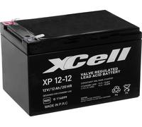 Batterie au plomb 12 V 12 Ah XCell XP1212 plomb (AGM) (l x H x P) 151 x 101 x 98 mm cosses plates 6,35 mm sans entretien