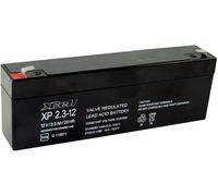 Batterie au plomb 12 V 2.3 Ah XCell XP2.112 plomb (AGM) (l x H x P) 178 x 66 x 35 mm cosses plates 4,8 mm sans entretien, certification VdS