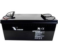 Batterie au plomb 12 V 200 Ah Vision VIS6FM200DX (l x H x P) 522 x 240 x 238 mm raccord à vis M8 1 pc(s)