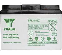 Batterie au plomb 12 V 24 Ah Yuasa NPL24-12 plomb (AGM) (l x H x P) 166 x 125 x 175 mm raccord à vis M5 sans entretien