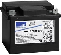 Batterie au plomb 12 V 32 Ah GNB Sonnenschein A412/32 G6 plomb-gel (l x H x P) 210 x 175 x 175 mm raccord à vis M6 sans entretien