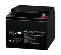 Batterie au plomb 12 V / 40 Ah avec borne à vis M6 - 480 Wh Revolt