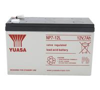Batterie au plomb 12 V 7 Ah Yuasa NP7-12 L plomb (AGM) (l x h x p) 151 x 98 x 65 mm connecteur plat 6,35 mm