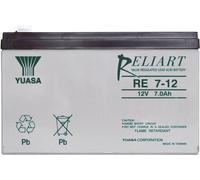 Batterie au plomb 12 V 7 Ah Yuasa RE7-12 plomb (AGM) (l x H x P) 151 x 98 x 65 mm cosses plates 6,35 mm sans entretien