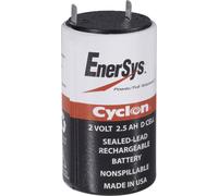 Batterie au plomb 2 V 5 Ah EnerSys Hawker Cyclon X plomb (AGM) (Ø x H) 45 mm x 82 mm cosses plates 6