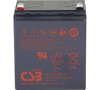 Batterie au plomb CSB Battery HR 1221W high-rate HR1221WF2 12 V 5 Ah plomb (AGM) (l x H x P) 90 x 106 x 70 mm cosses plates 6,35