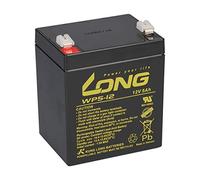 Batterie au plomb longue 12 V 5 Ah WP5-12 Faston 6,3 mm compatible 4 Ah 4,5 Ah 5 Ah ASI Alarme de secours