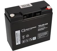 Batterie au plomb QB compatible avec 6FM18 6-FM18 6FM20 6-FM-20 12LCP-23 12 V - 23 Ah