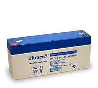 Batterie au plomb UL 3.4-6 avec contacts Faston 4,8 mm