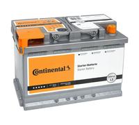 BATTERIE AUTO CONTINENTAL 80Ah 750A Positif à droite +DX = FIAMM 80 AH / 74 AH