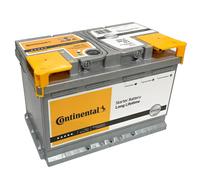 Batterie Auto Continental 80Ah 750A Positif À Droite +DX = FIAMM 80 AH / 74 AH