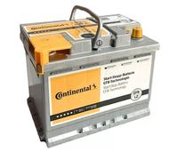 Batterie Auto Continental EFB Start-Stop 60Ah 640A 12V FIAT 60Ah S&S
