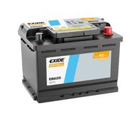 Batterie Auto Exide EB620 12V 62Ah 540A 175x242x190 mm EN taper post