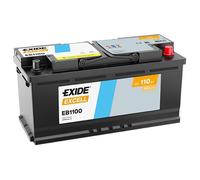 EXIDE Excell EB1100 Batterie de Voiture 110Ah 850A