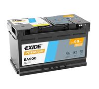 Exide Batterie de voiture Premium EA900 – 90 Ah, 720 A