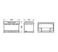 FULMEN Batterie voiture FA770 12V 77Ah 760A – Réf. 404424