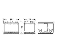 Batterie Auto FULMEN START-STOP EFB FL600 12V 60AH 540A