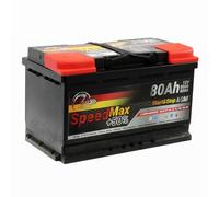 Batterie Auto Speed Max Puissance Maximale, Longue Durée, de tailles allant de L0 à L6 et également pour véhicules utilitaires et camions (80 Ah AGM 800A 12v Start-Stop)